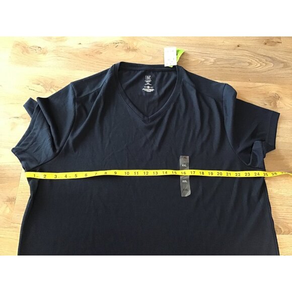 I.N.C.- MEN'S SHORT SLEEVE SOLID BLUE V-NECK T-SHIRT SIZE XX LARGE- NWT - Picture 5 of 6